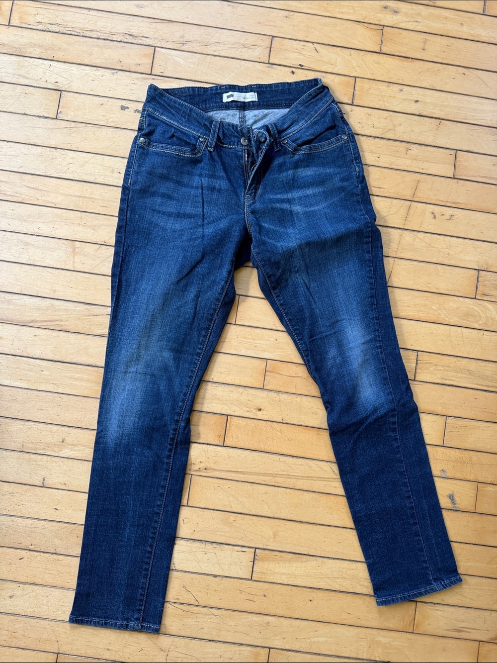 Levi's Women's Dark Blue Stretch Skinny Jeans